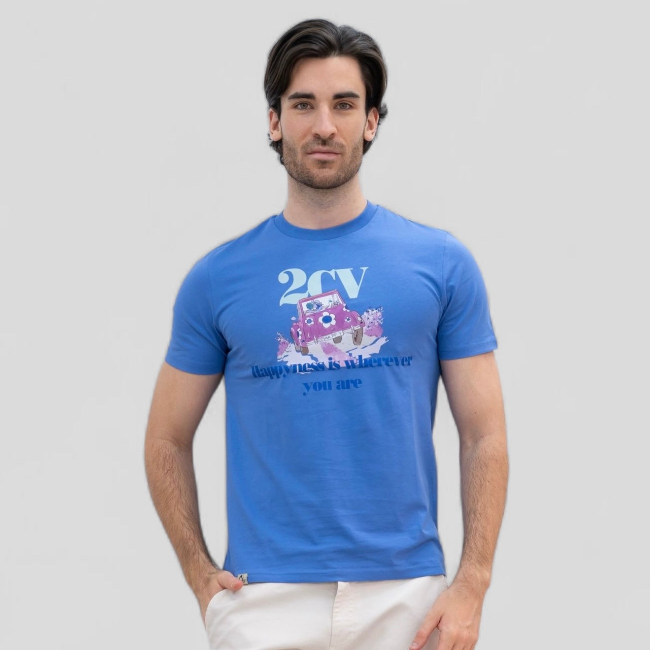 CAMISETA COCHE HIPPIE