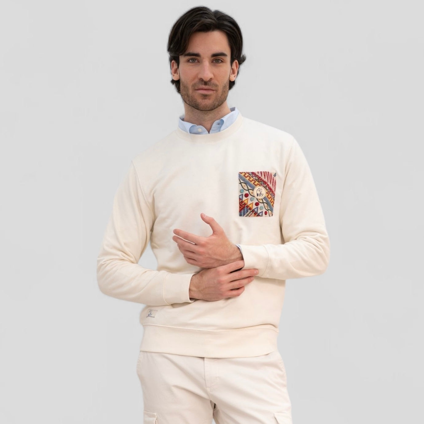 SUDADERA BOLSILLO ÉTNICO