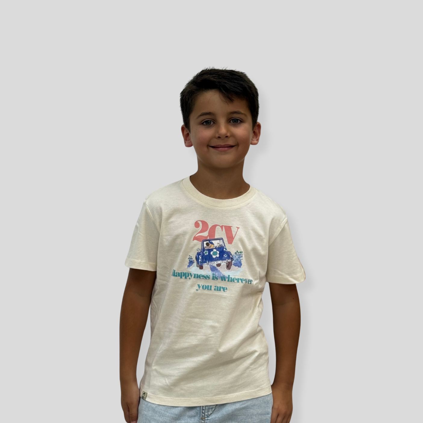 CAMISETA COCHE HIPPIE