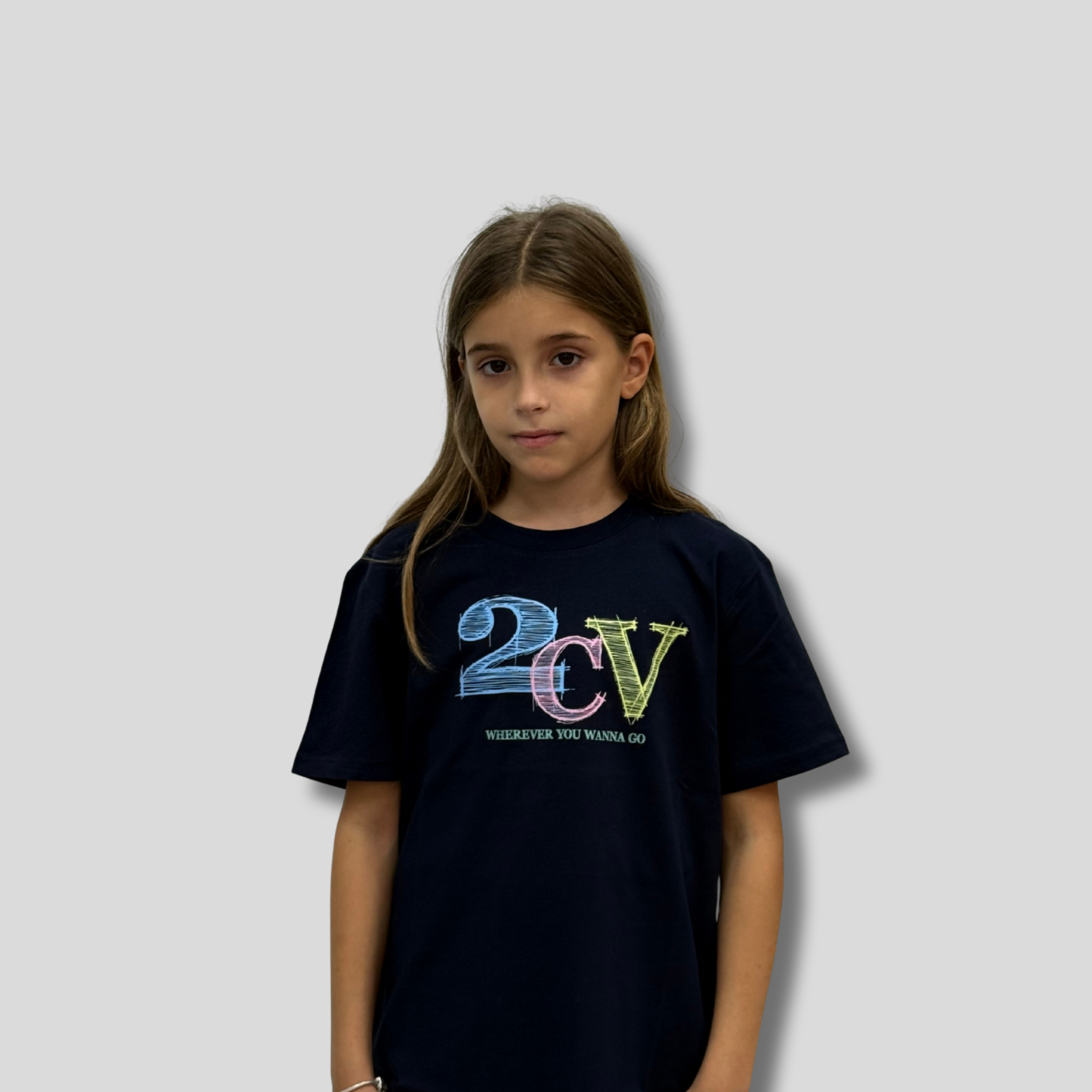 CAMISETA LETRAS 2CV